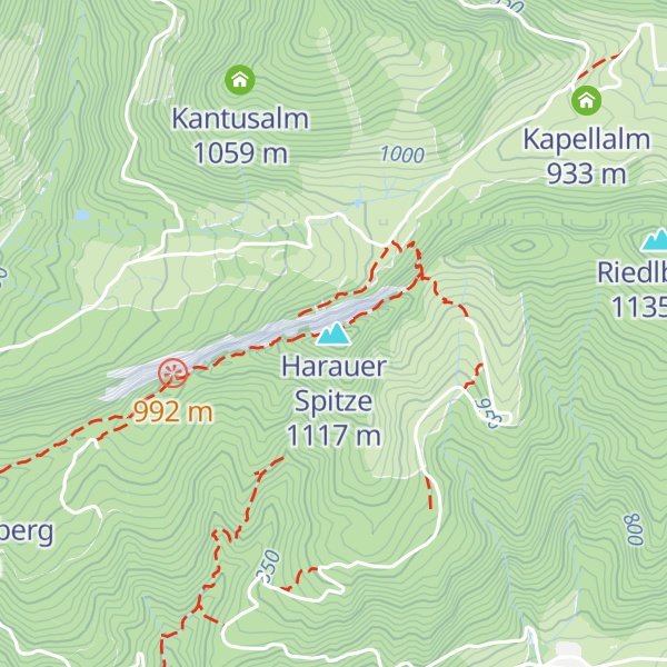 Map of Harauer Spitze