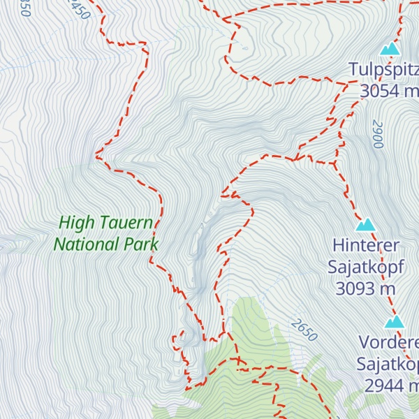Map of Knappenspitze