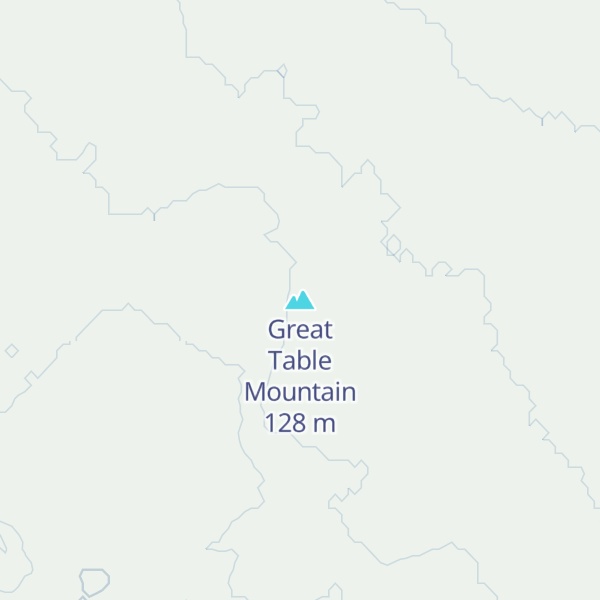 Map of Great Table Mountain