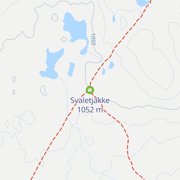 Map of Svaletjakke
