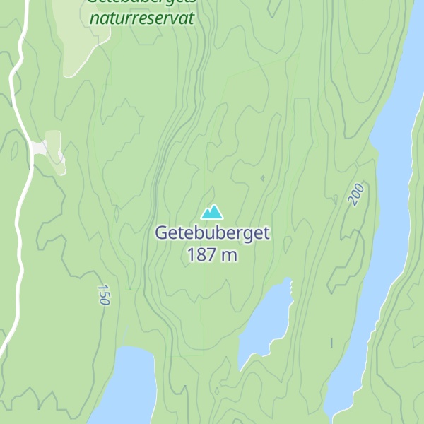 Map of Getebuberget
