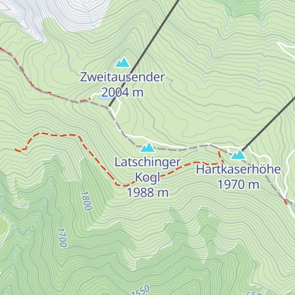 Map of Latschinger Kogl