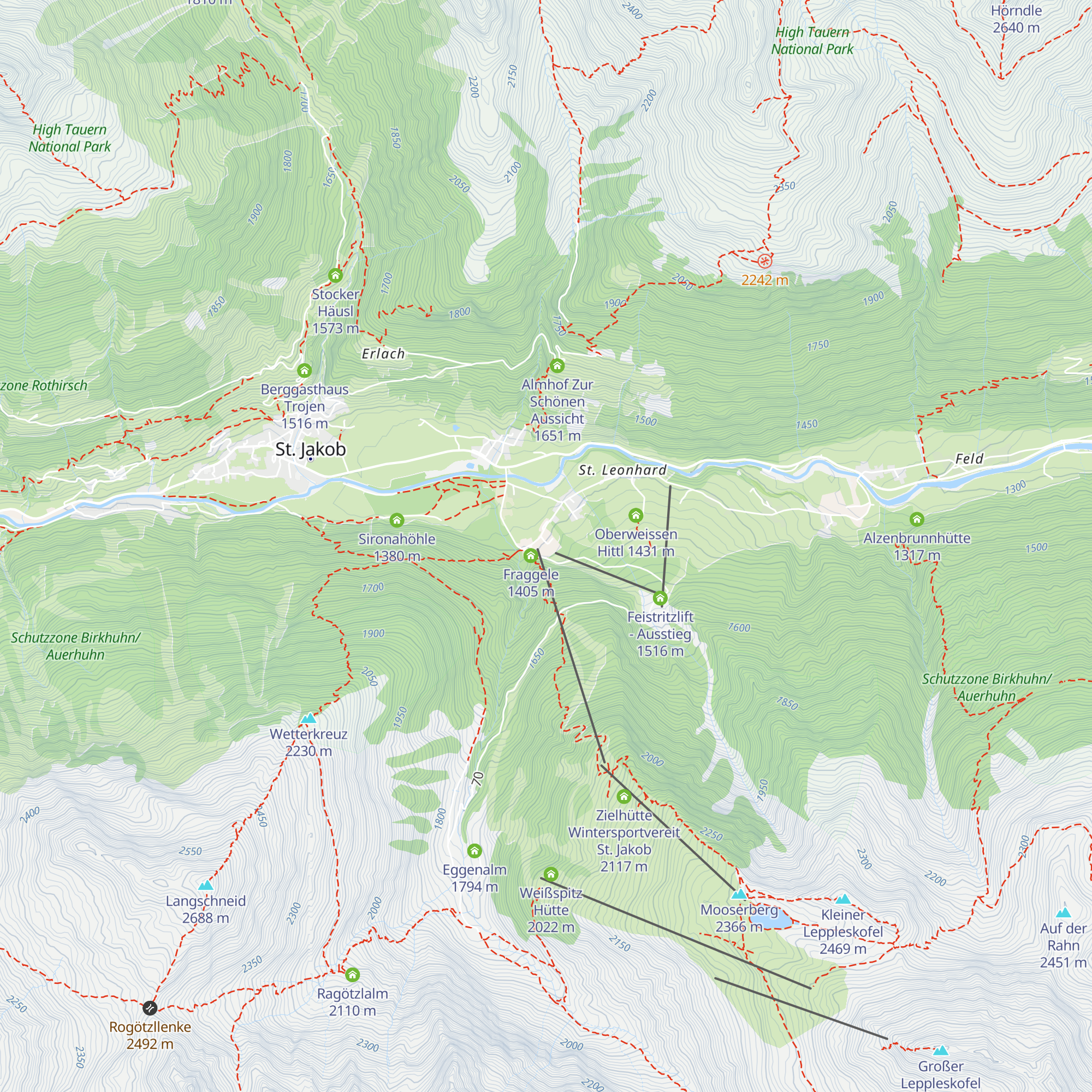 Sportalm Kuhstall map