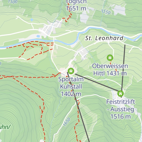 Map of Sportalm Kuhstall