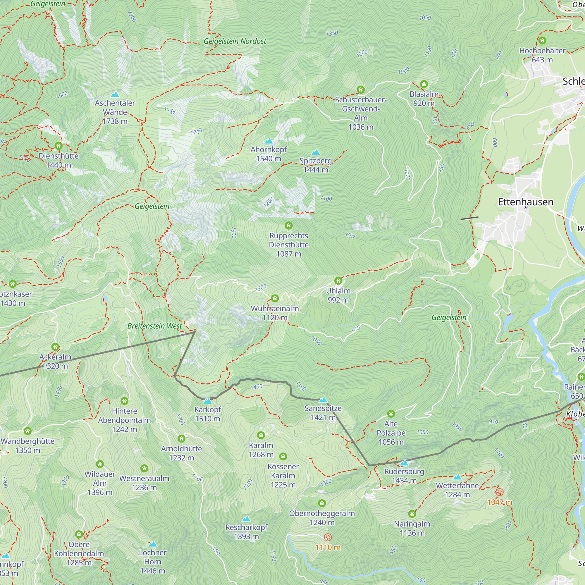 Grafnhütte map