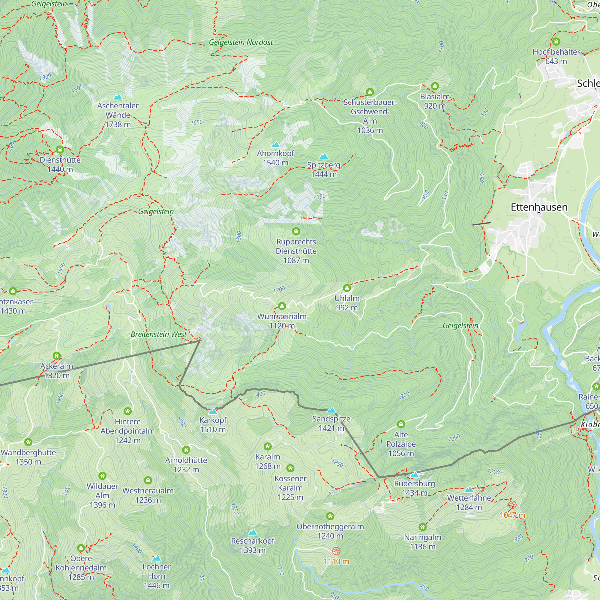 Grafnhütte map