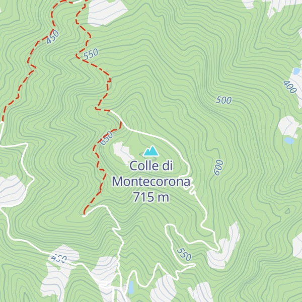 Map of Colle di Montecorona