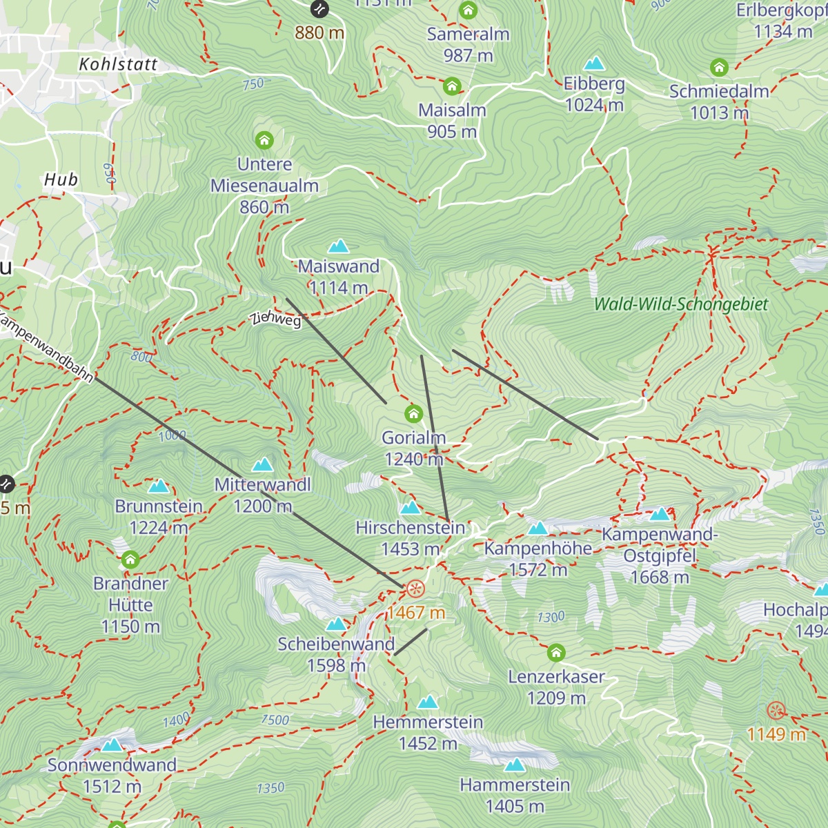Gorialm map