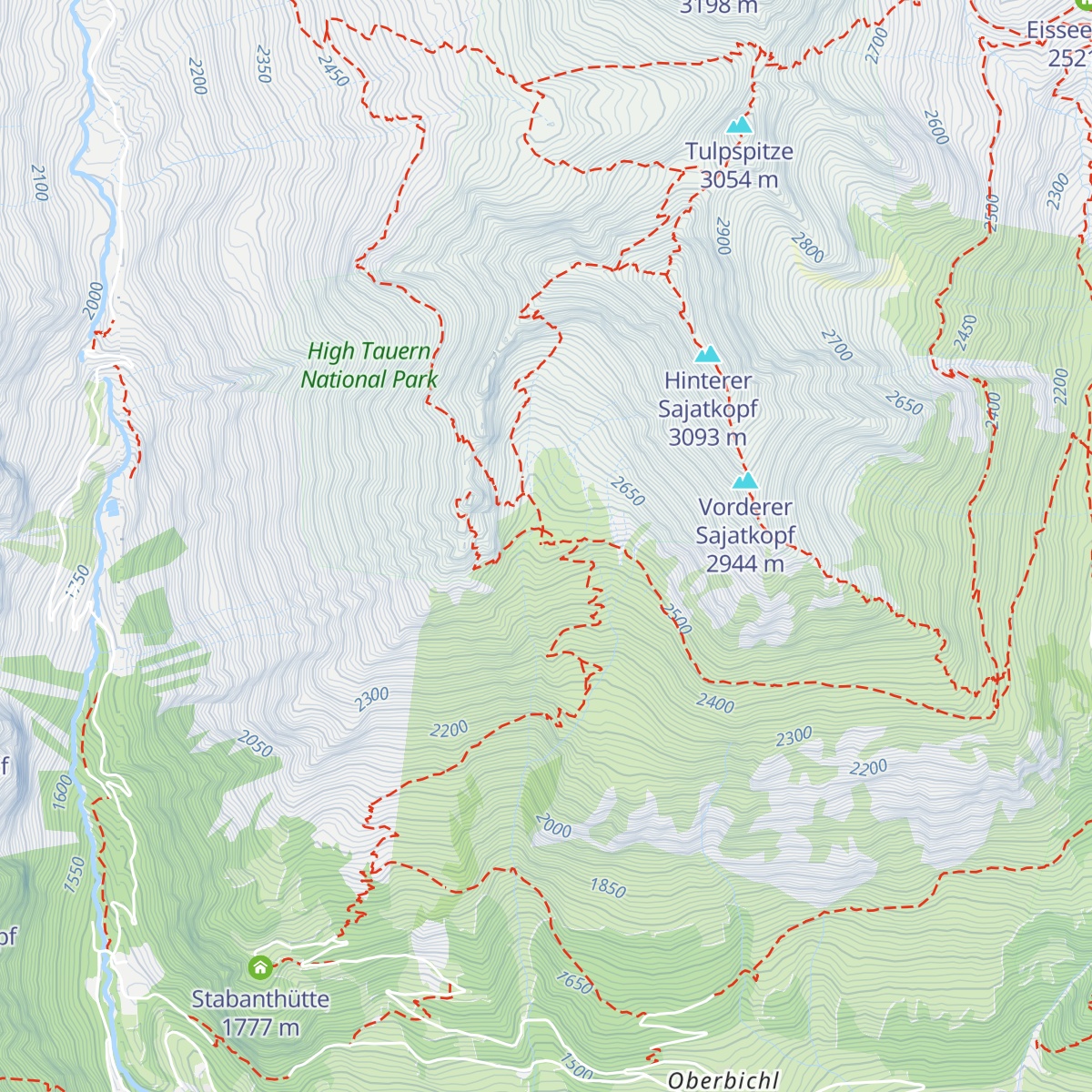 Sajathütte map