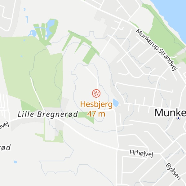 Map of Hesbjerg