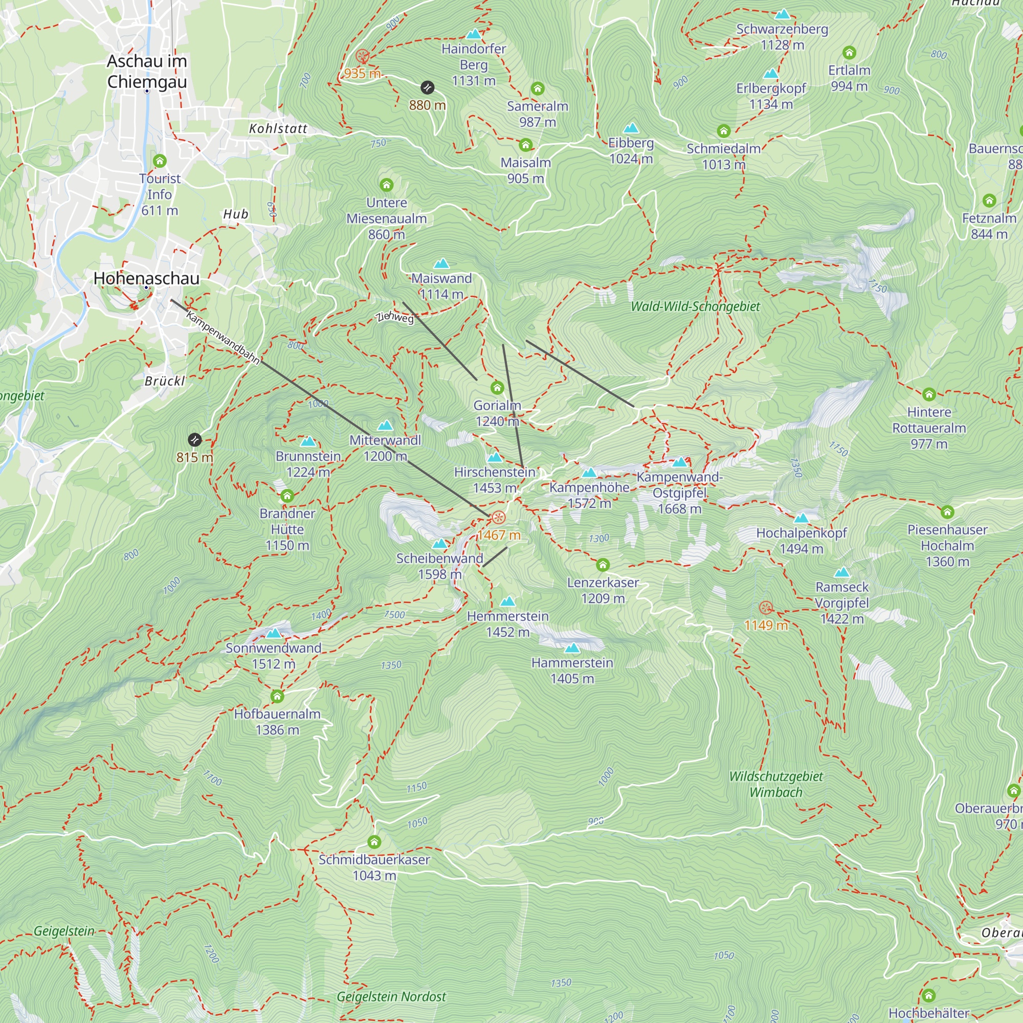 SonnenAlm map