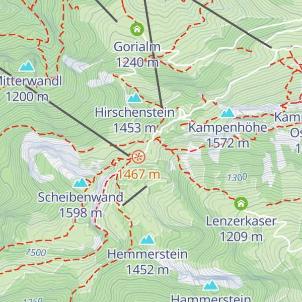 Map of SonnenAlm