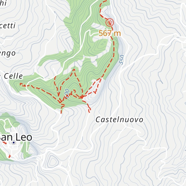 Map of Monte San Severino
