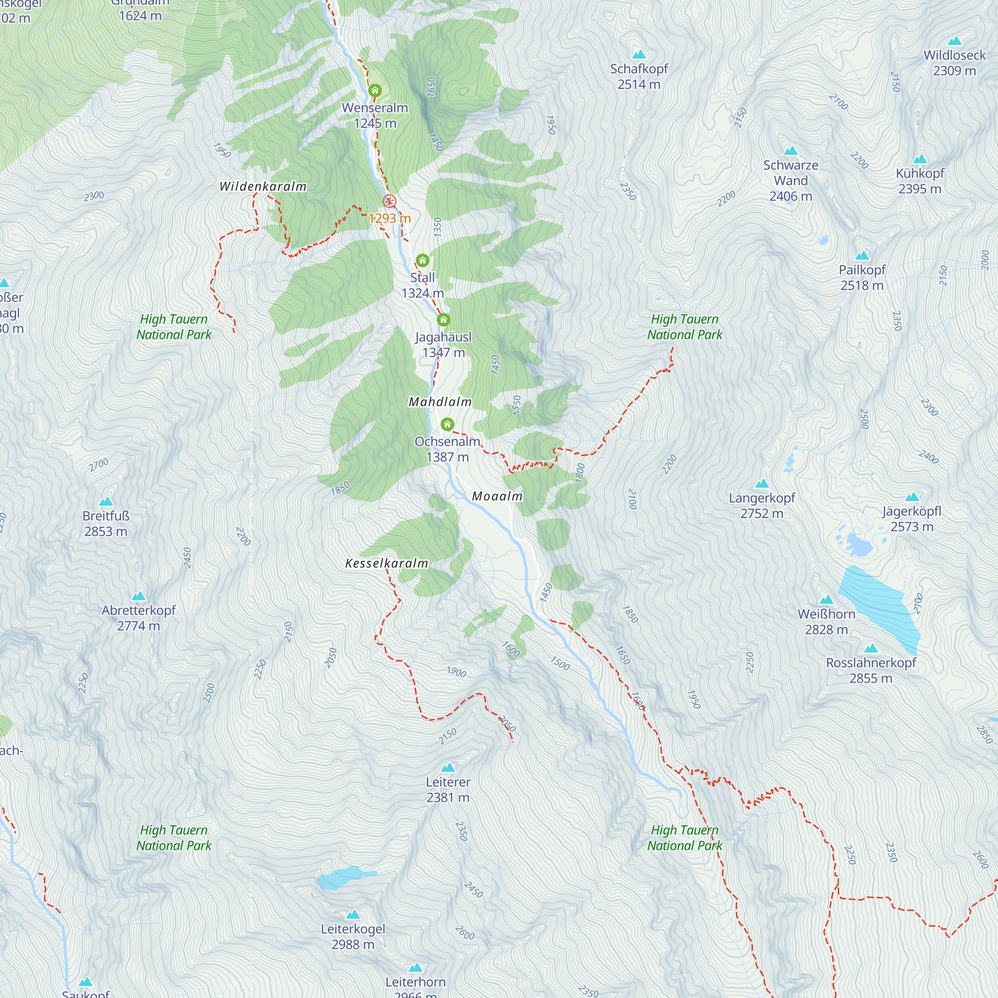 Moaalm map