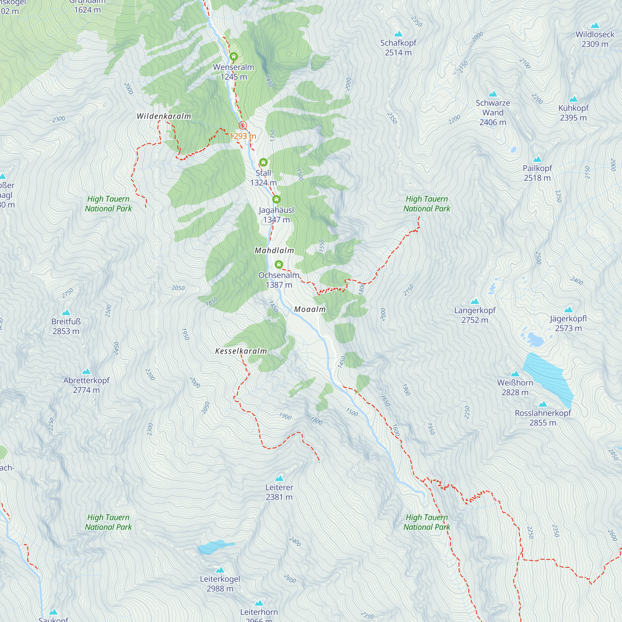 Moaalm map