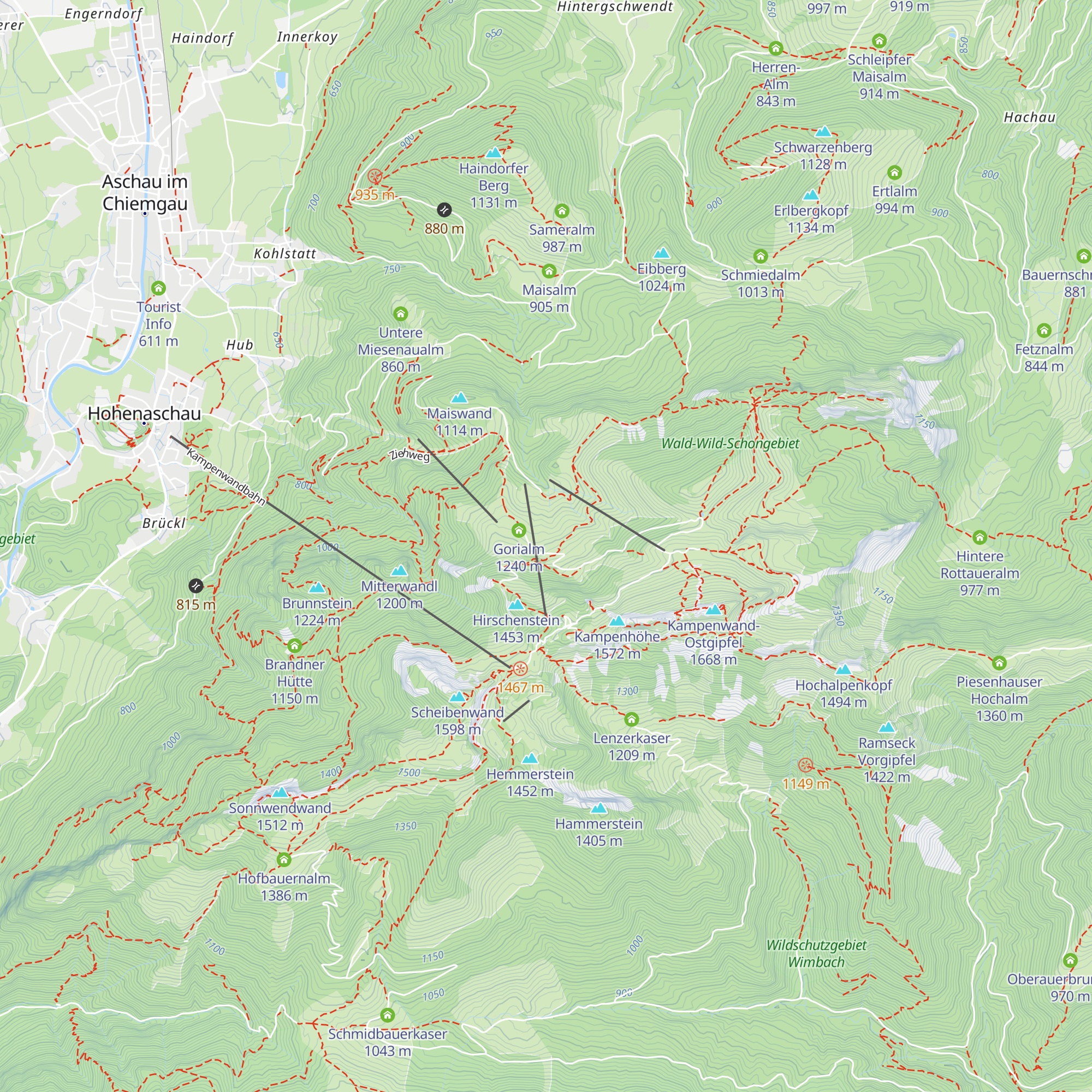 Michl-Alm map