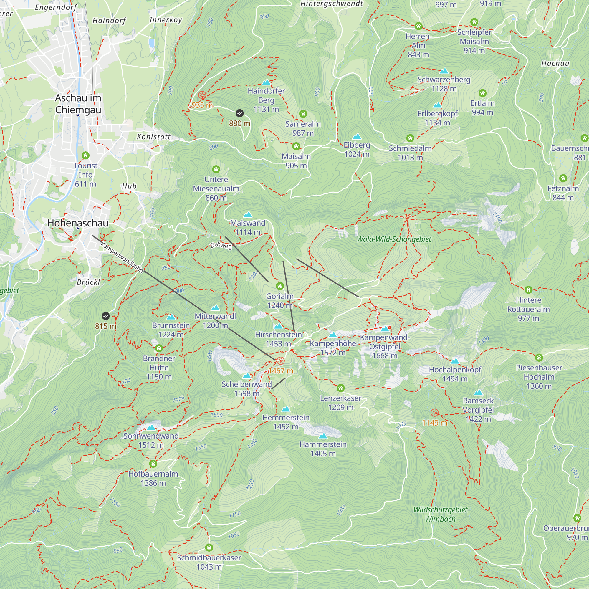 Michl-Alm map