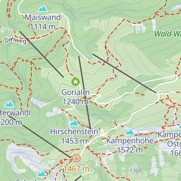 Map of Michl-Alm