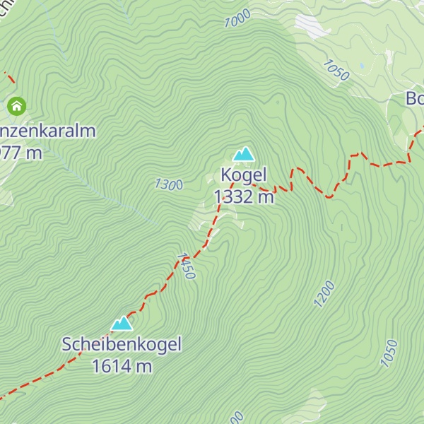 Map of Kogelalm (verfallen)