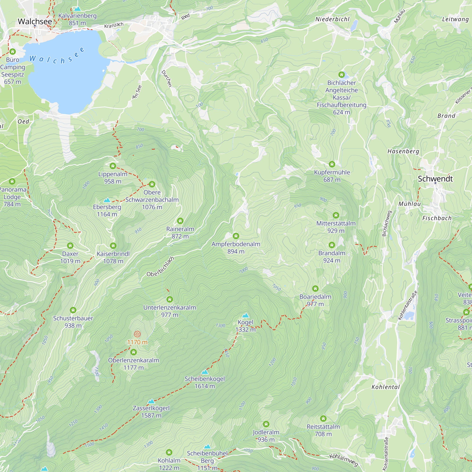 Ampferbodenalm map