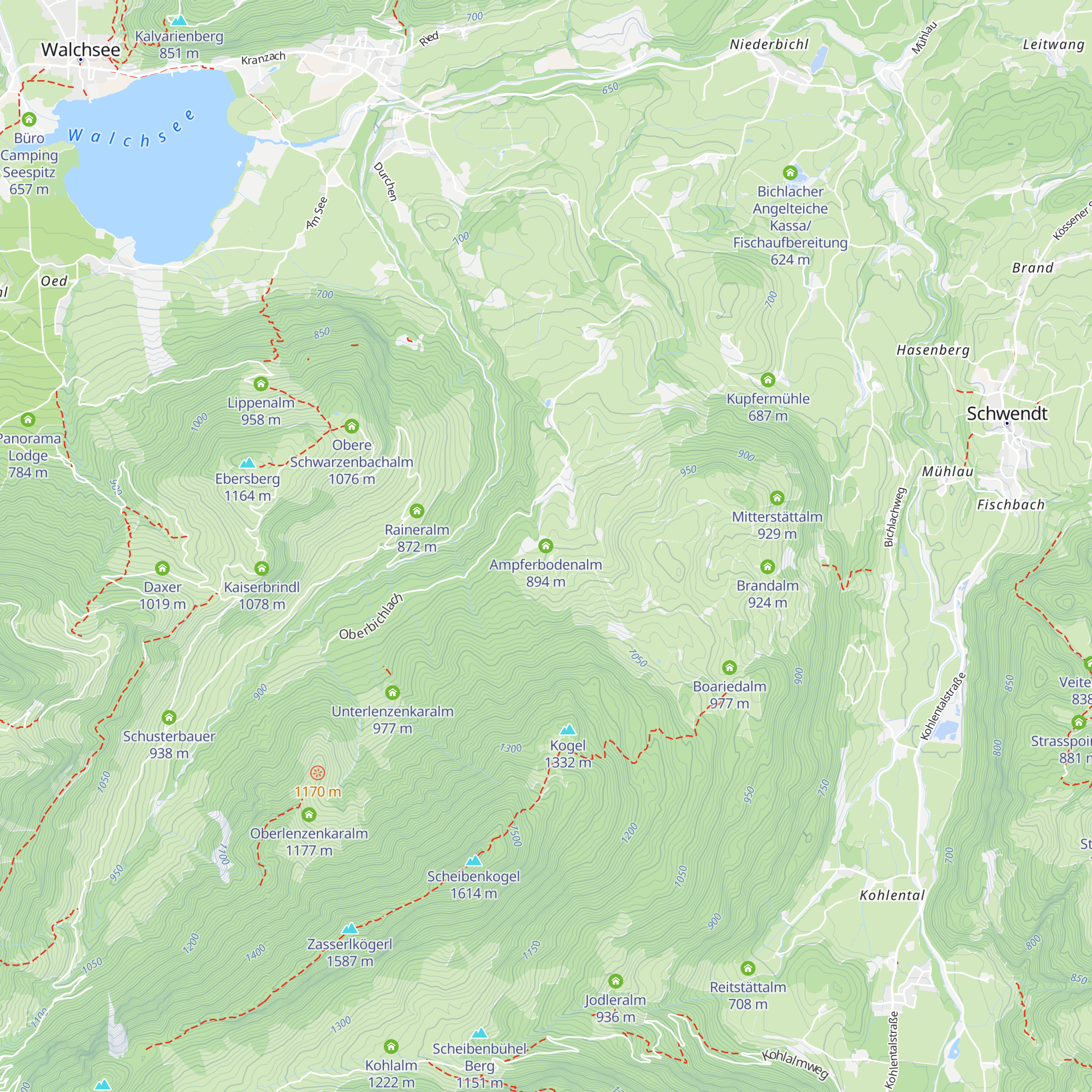 Ampferbodenalm map