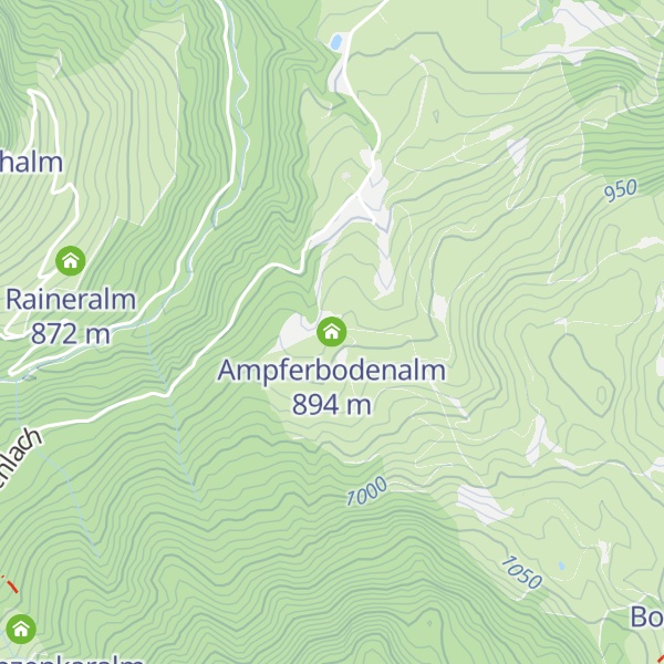 Map of Ampferbodenalm