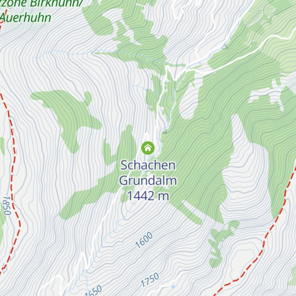 Map of Schachen Grundalm