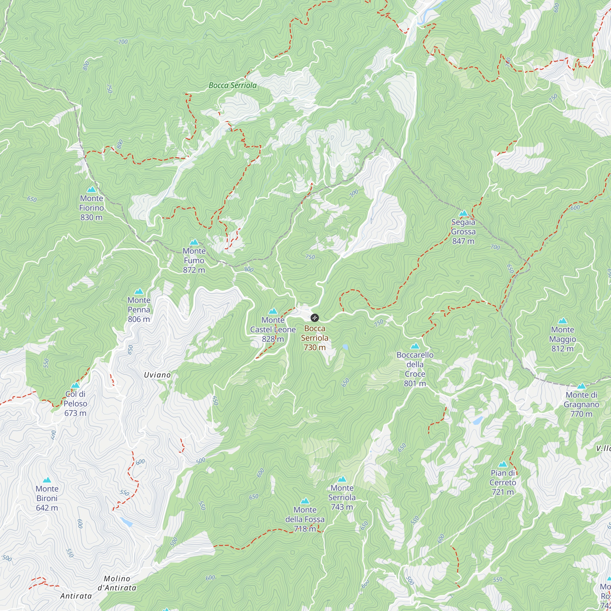 Rifugio Bocca Seriola CEN map