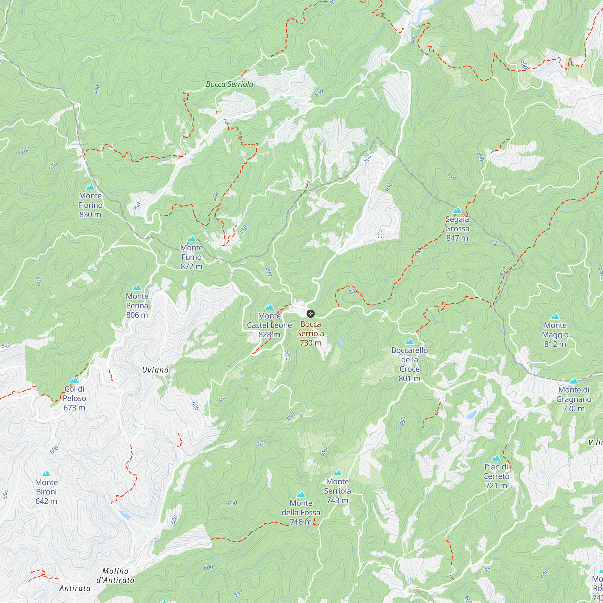 Rifugio Bocca Seriola CEN map