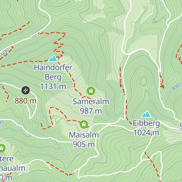 Map of Sameralm