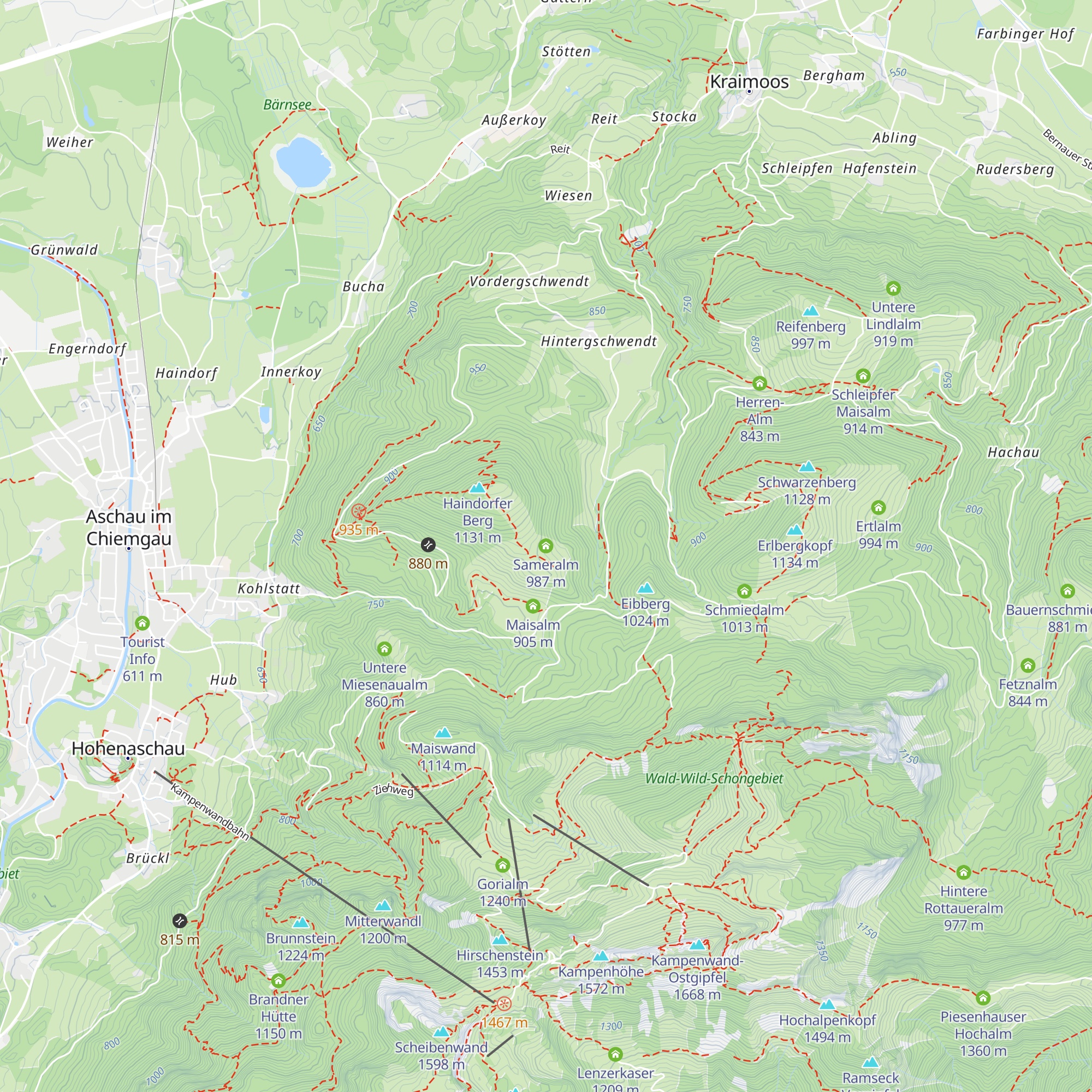 Sameralm map