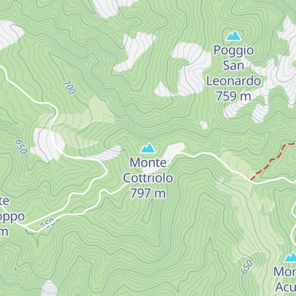 Map of Monte Cottriolo