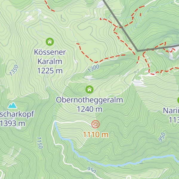 Map of Obernotheggeralm
