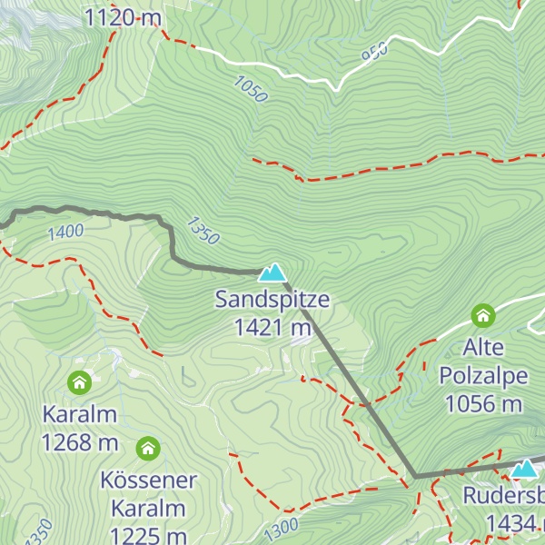 Map of Sandspitze
