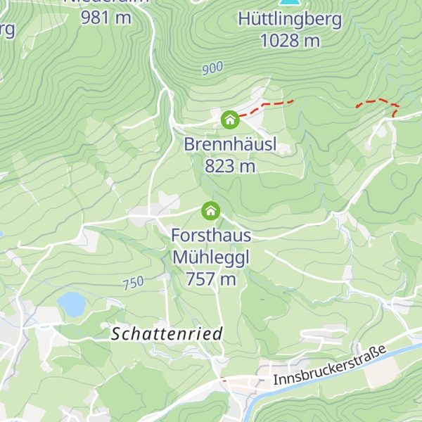 Map of Forsthaus Mühleggl