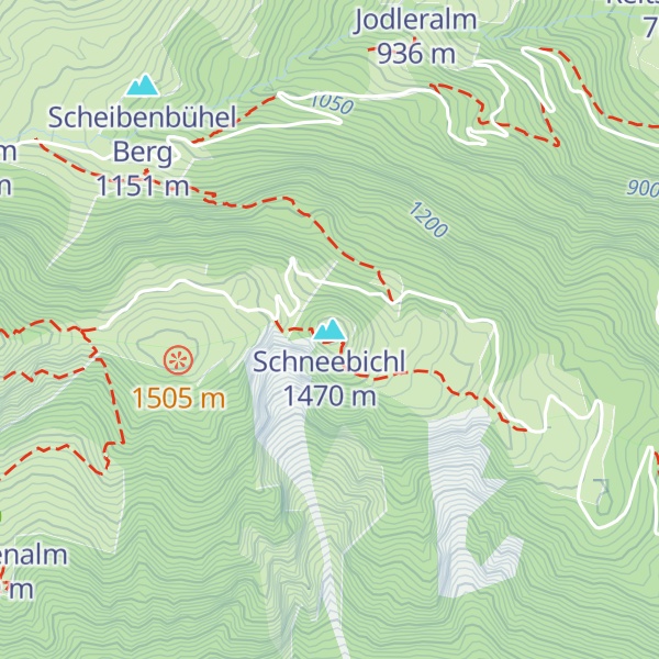 Map of Schneebichl