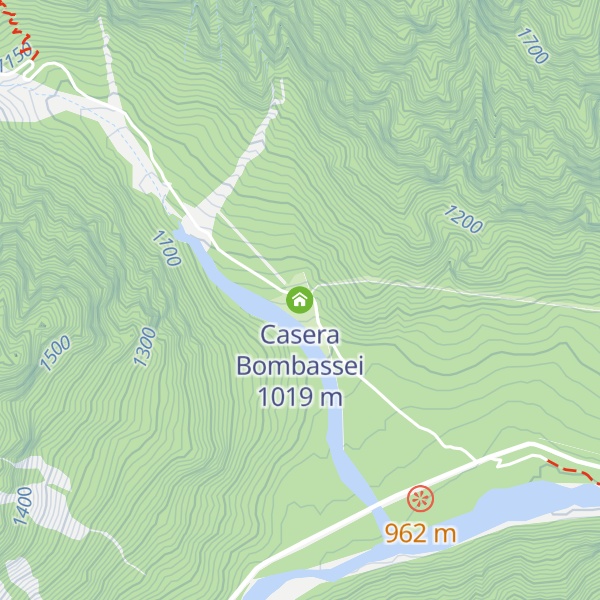 Map of Casera Bombassei