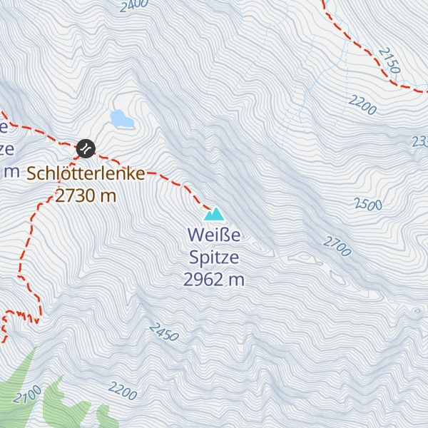 Map of Weiße Spitze