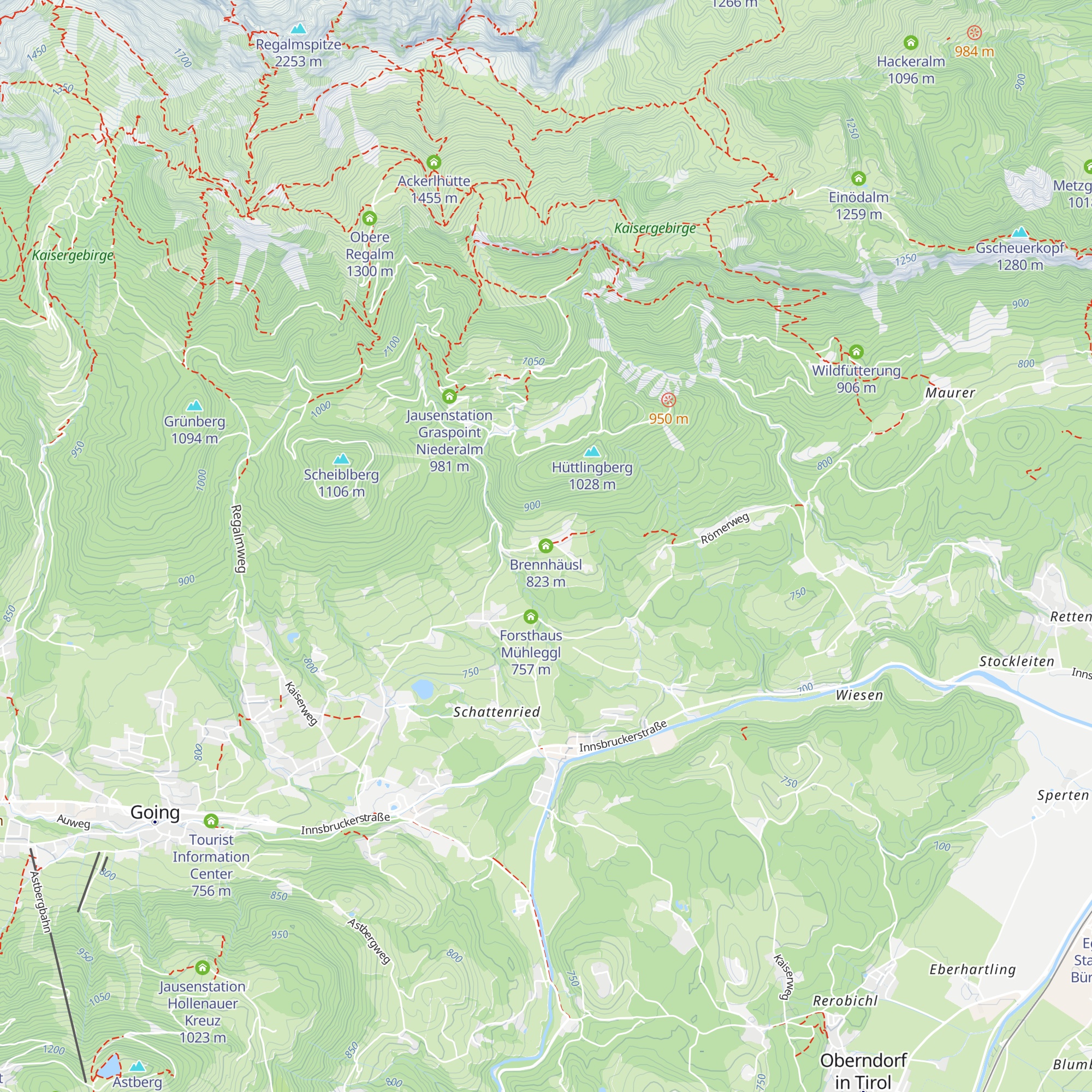 Brennhäusl map