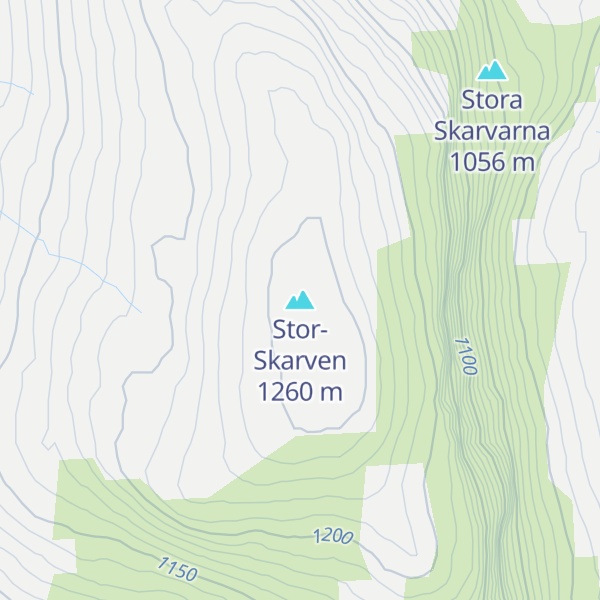 Map of Stor-Skarven
