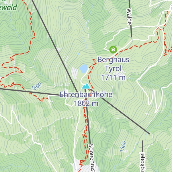 Map of Ehrenbachhöhe