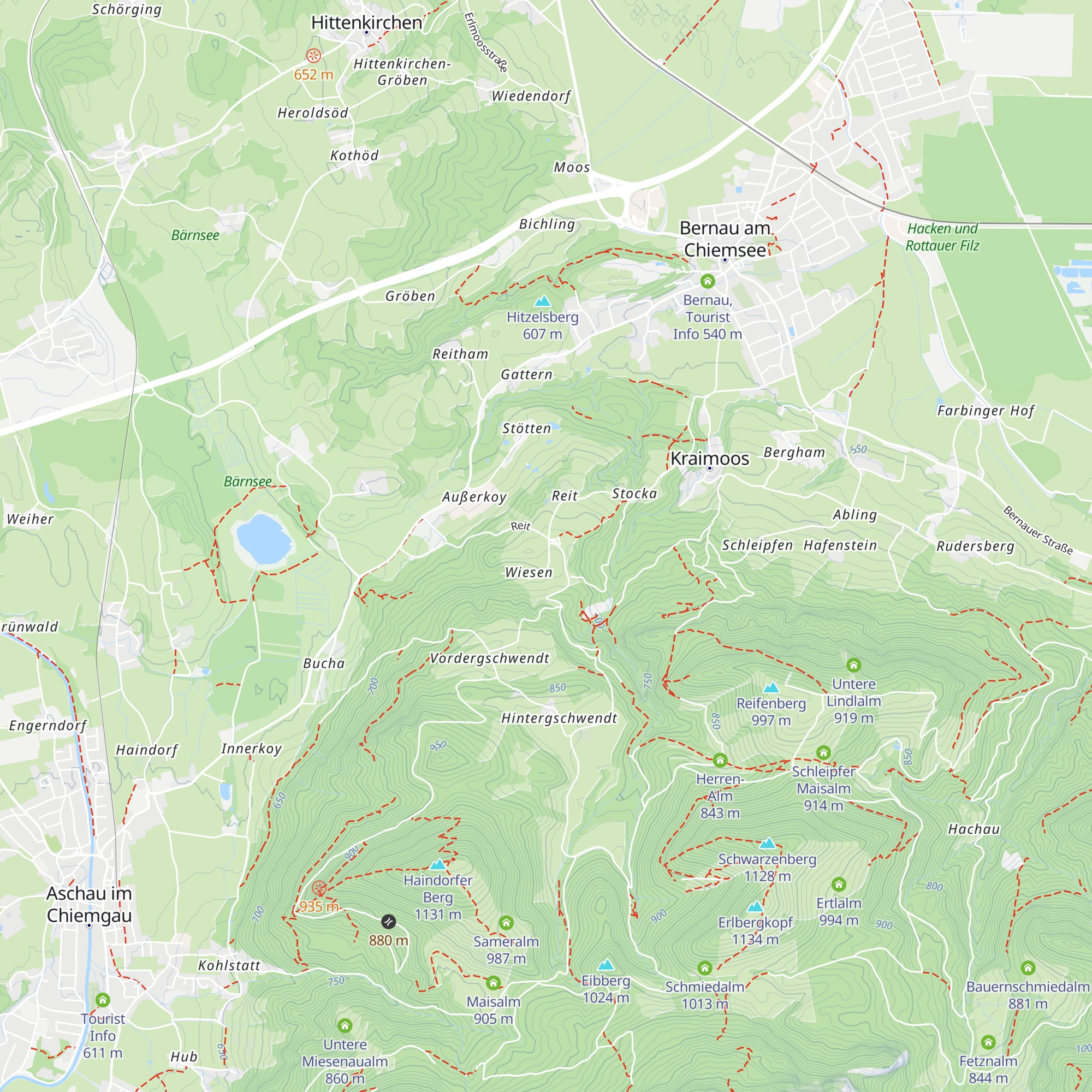 Seiseralm map