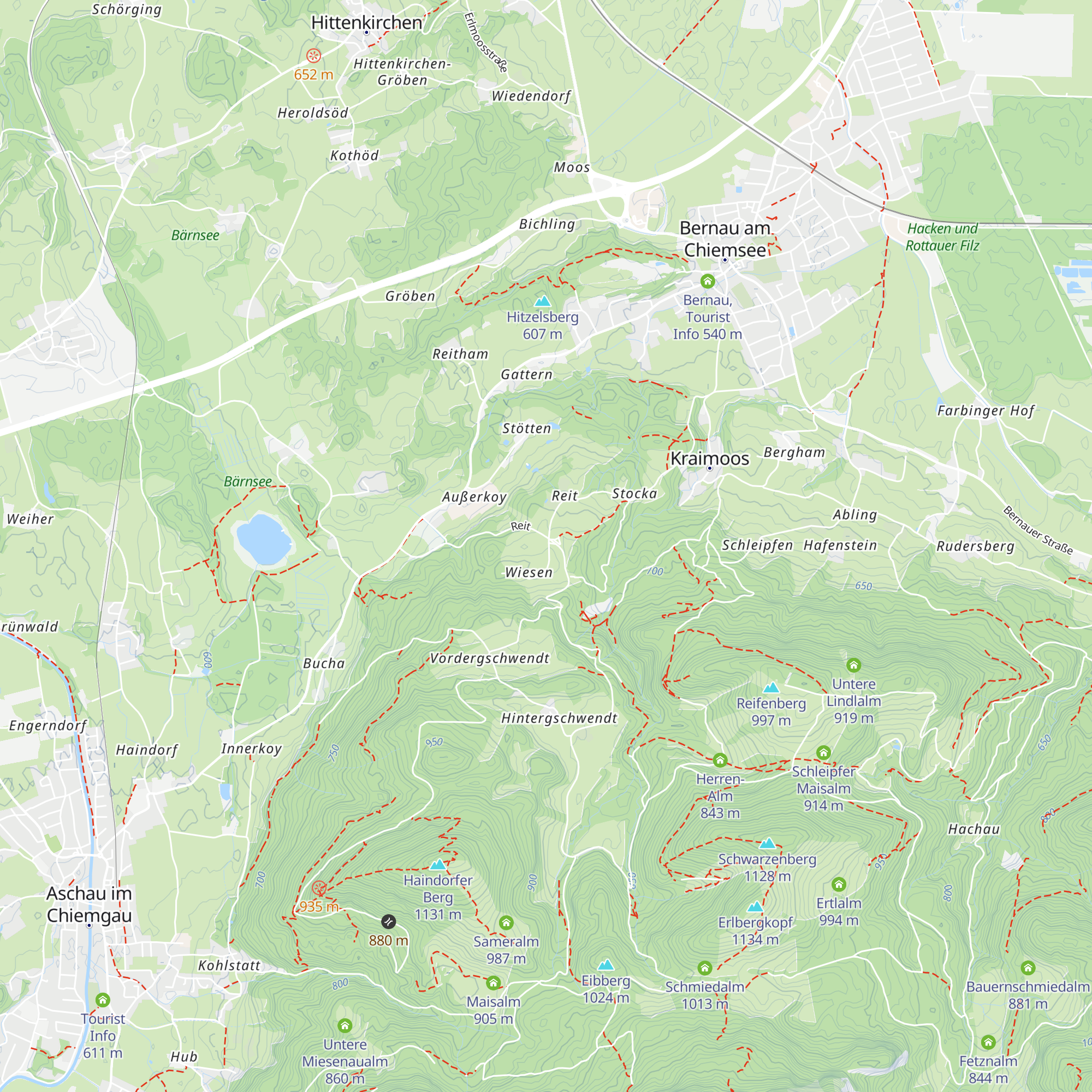 Seiseralm map