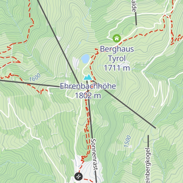 Map of Sonnenrast (Berggasthof)