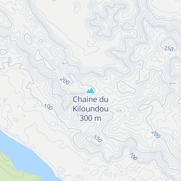 Map of Chaine du Kiloundou
