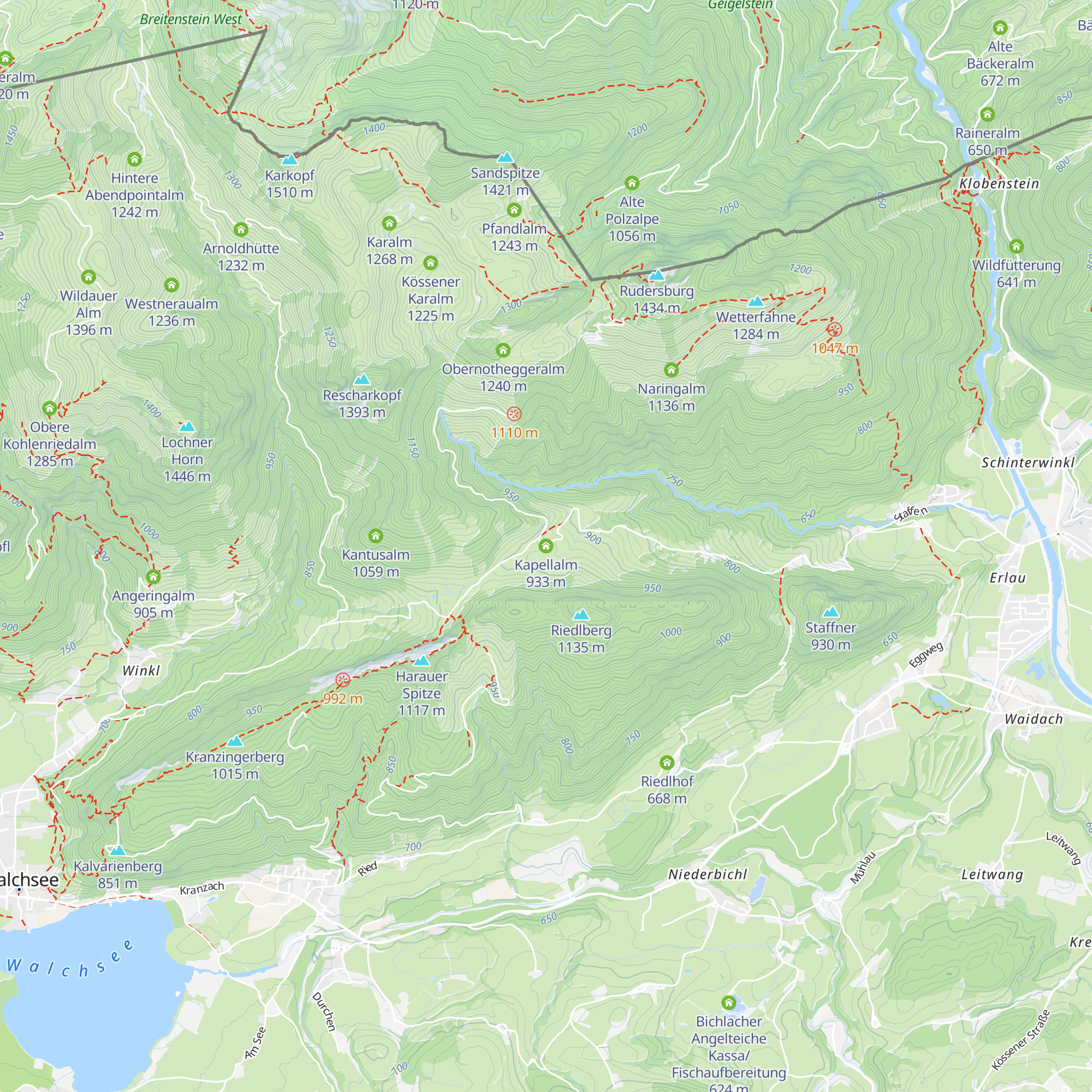 Kapellalm map