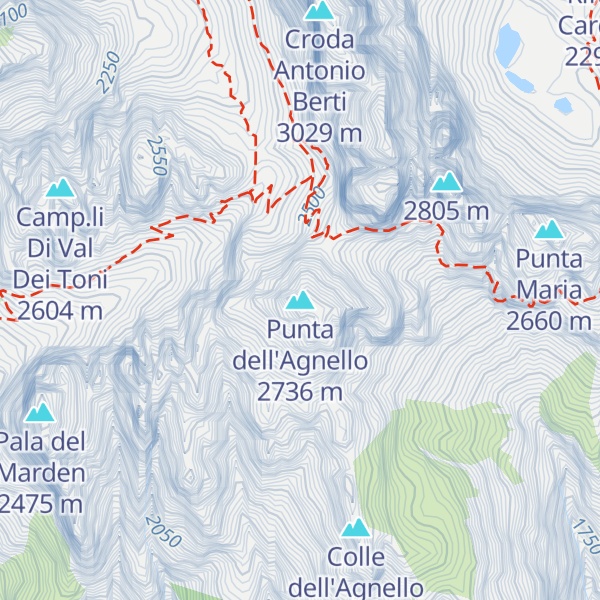 Map of Punta dell'Agnello