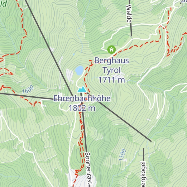Map of Ehrenbachhöhe