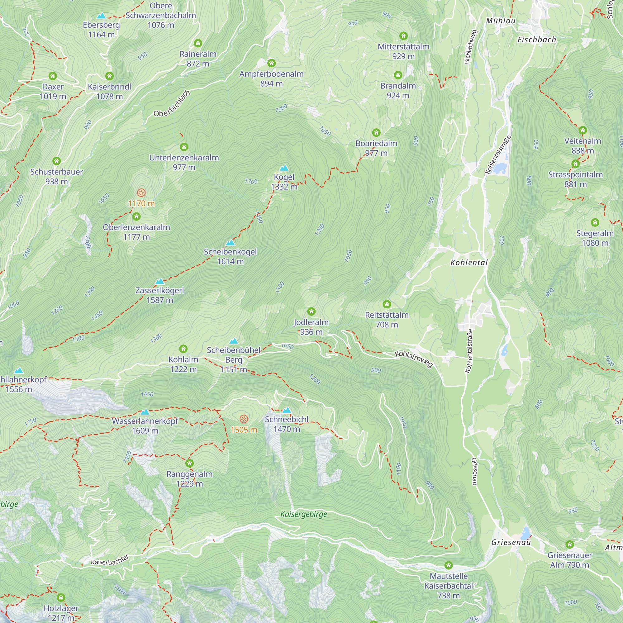 Jodleralm map