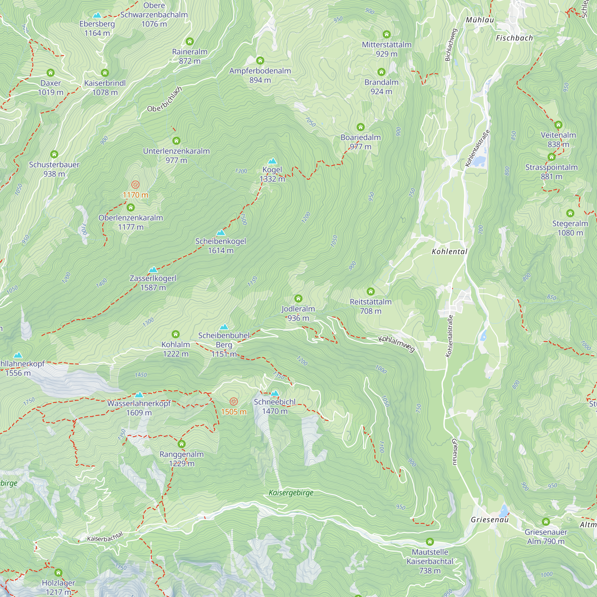 Jodleralm map